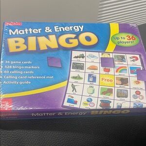 Lakeshore Matter & Energy Bingo Game - Grades 2-5 - NEW & SEALED - STEM/Science